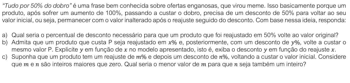 Questão M04 no caderno  da 2ª fase da FUVEST 2026
