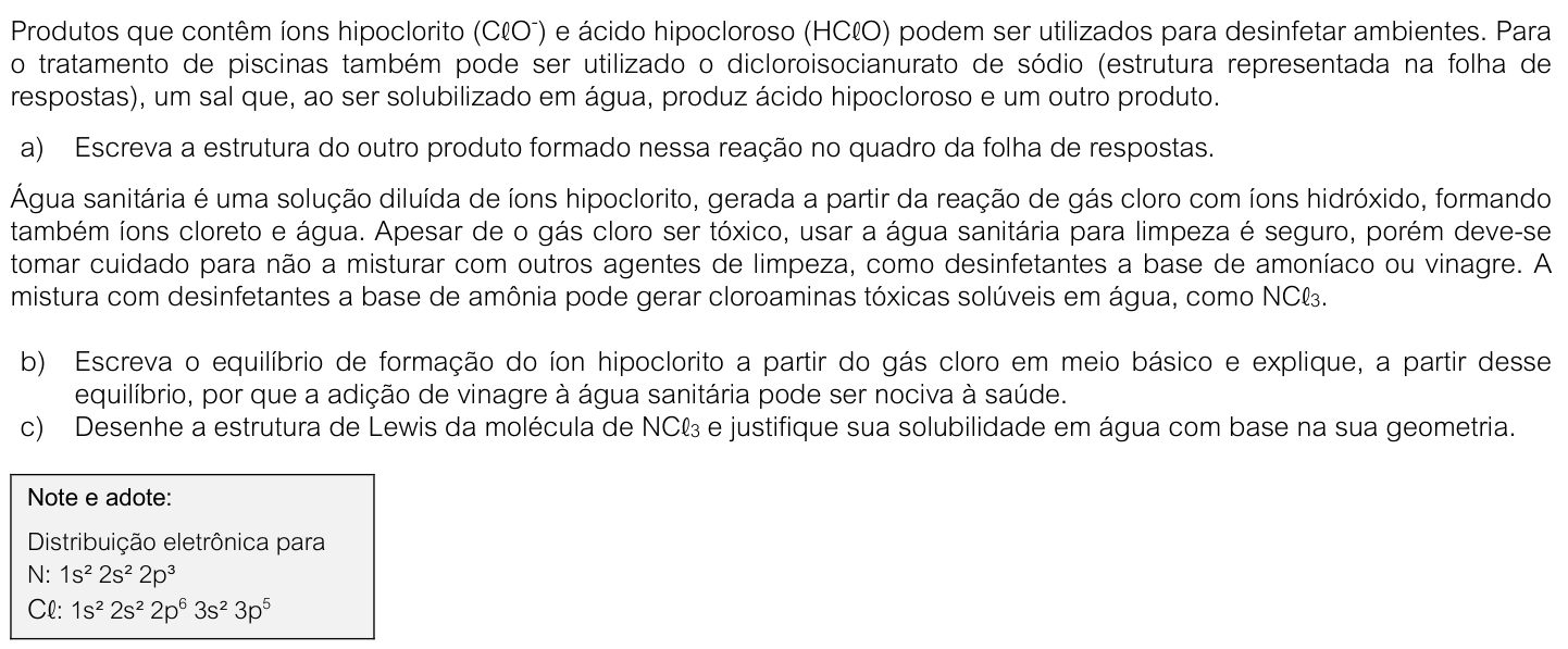 Questão Q03 no caderno  da 2ª fase da FUVEST 2026