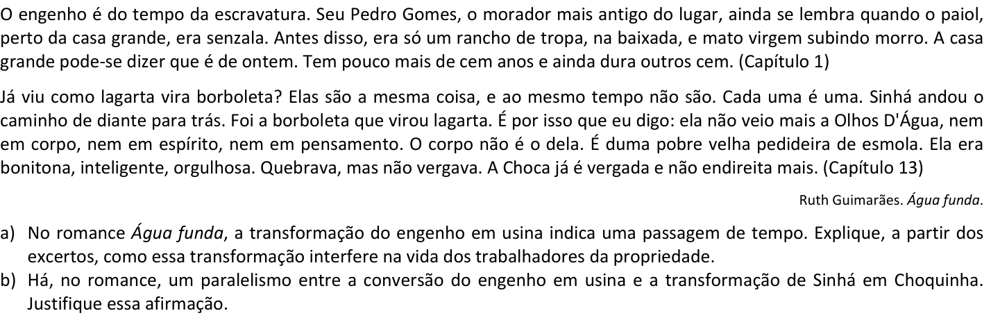 Questão 2 no caderno  da 2ª fase da FUVEST 2025