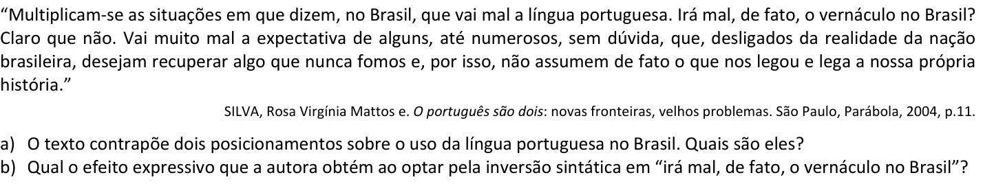 Questão 6 no caderno  da 2ª fase da FUVEST 2025