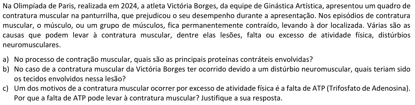 Questão B04 no caderno  da 2ª fase da FUVEST 2025