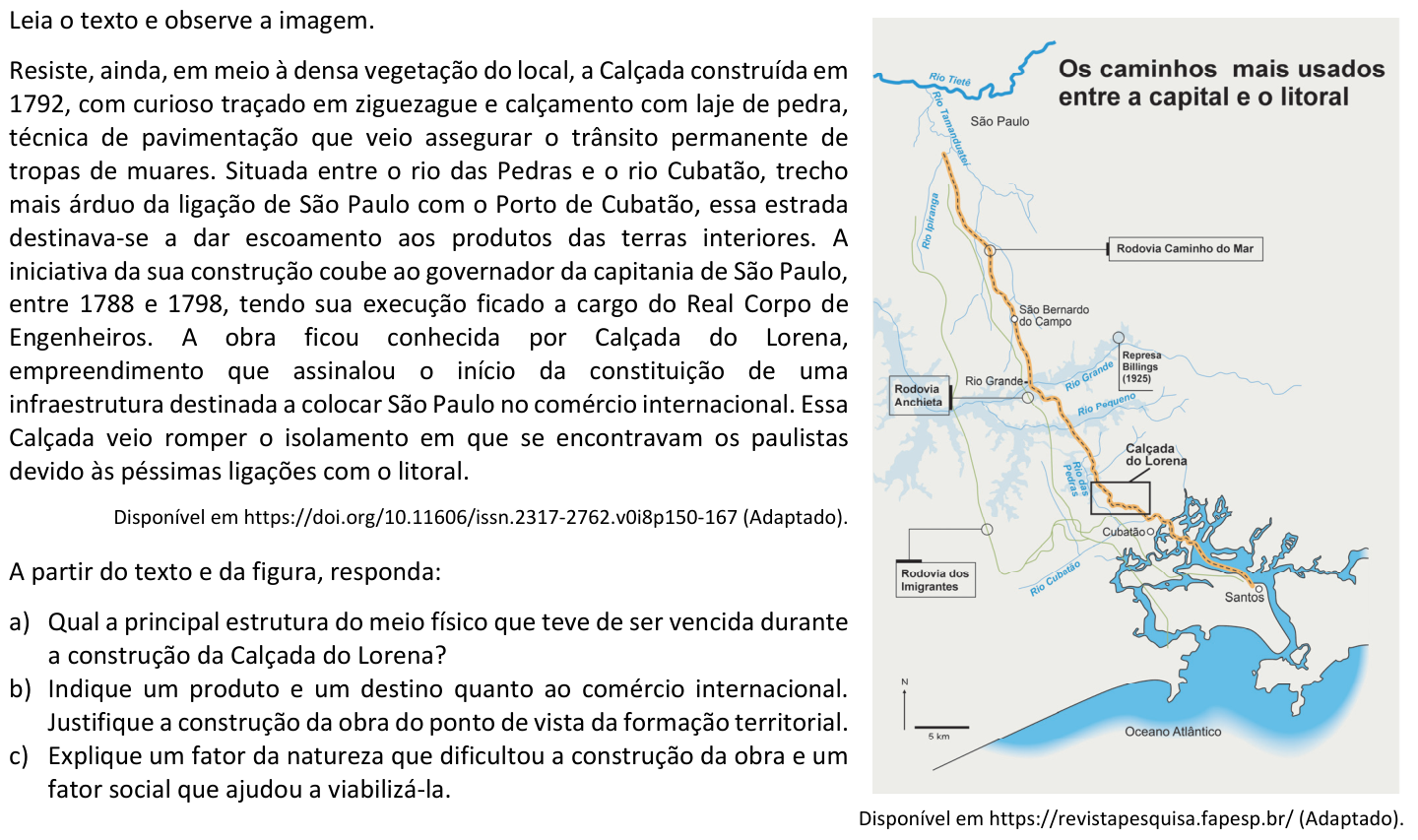 Questão G01 no caderno  da 2ª fase da FUVEST 2025