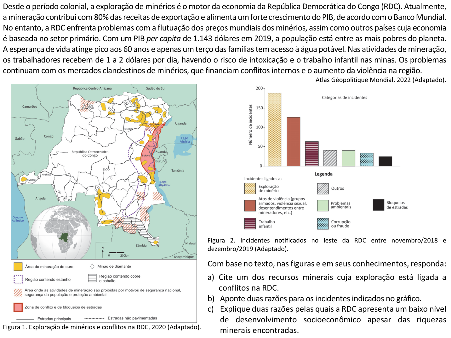 Questão G03 no caderno  da 2ª fase da FUVEST 2025