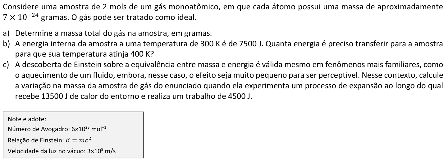 Questão F04 no caderno  da 2ª fase da FUVEST 2024