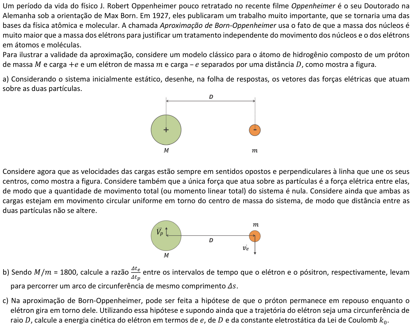 Questão F05 no caderno  da 2ª fase da FUVEST 2024