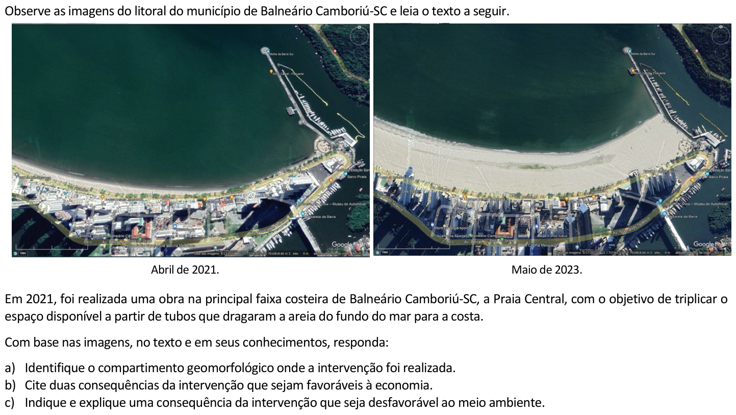 Questão G06 no caderno  da 2ª fase da FUVEST 2024