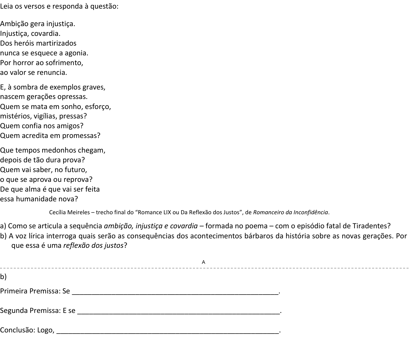 Questão 8 no caderno  da 2ª fase da FUVEST 2023