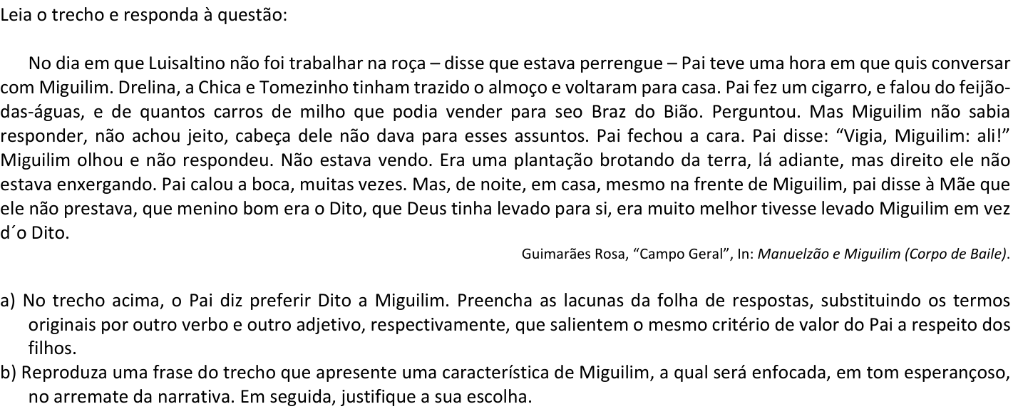 Questão 9 no caderno  da 2ª fase da FUVEST 2023