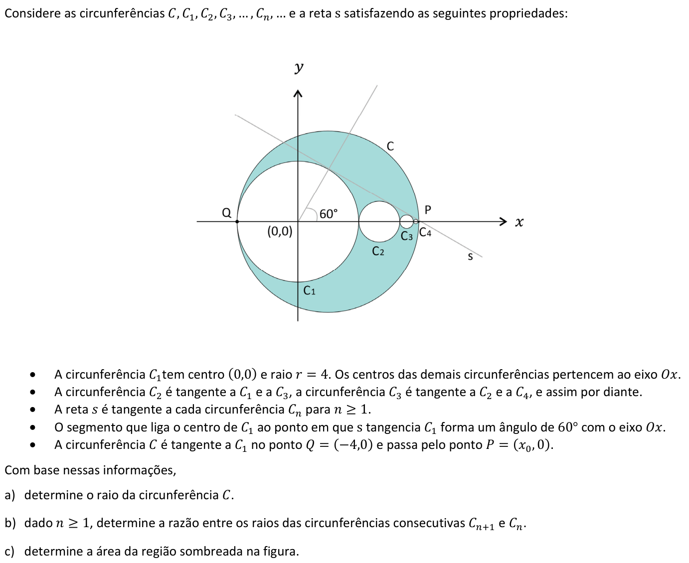 Questão M04 no caderno  da 2ª fase da FUVEST 2023