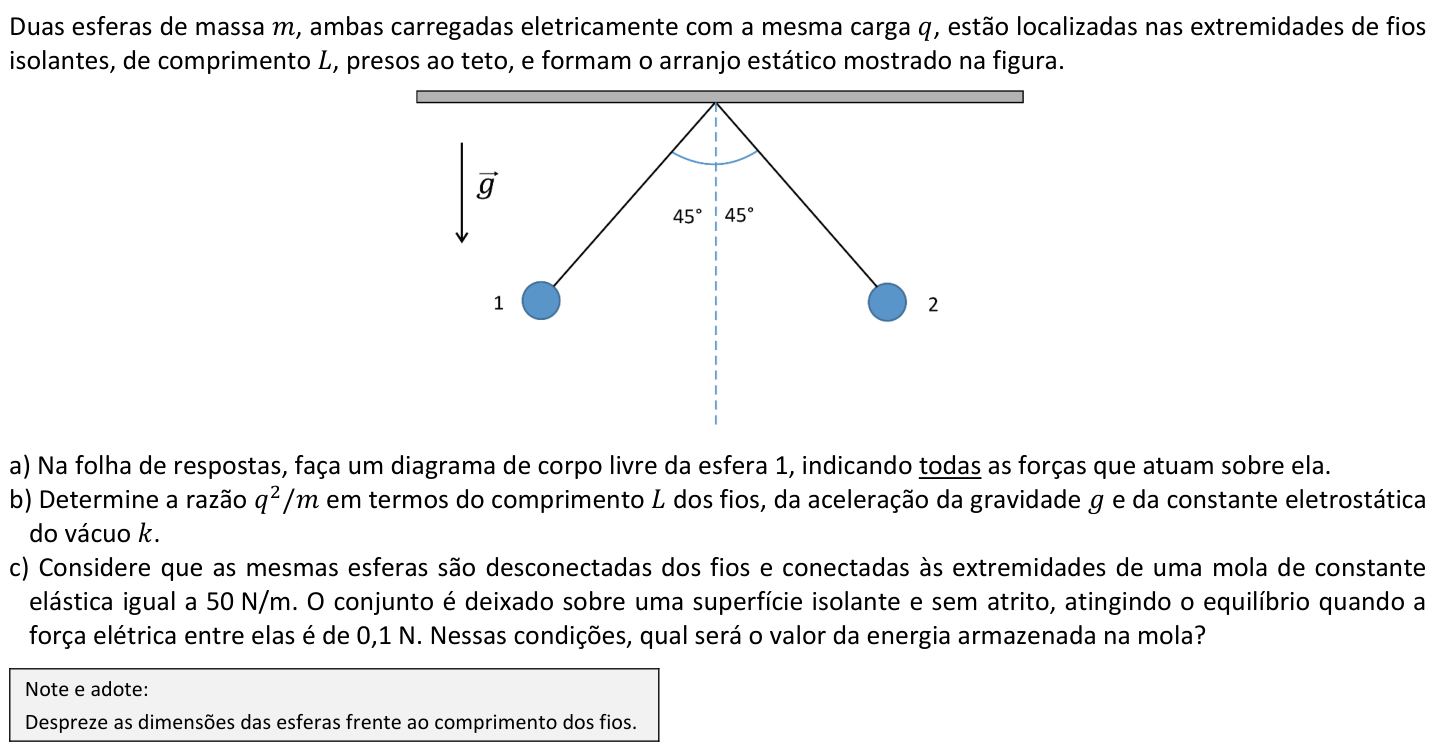 Questão F05 no caderno  da 2ª fase da FUVEST 2022