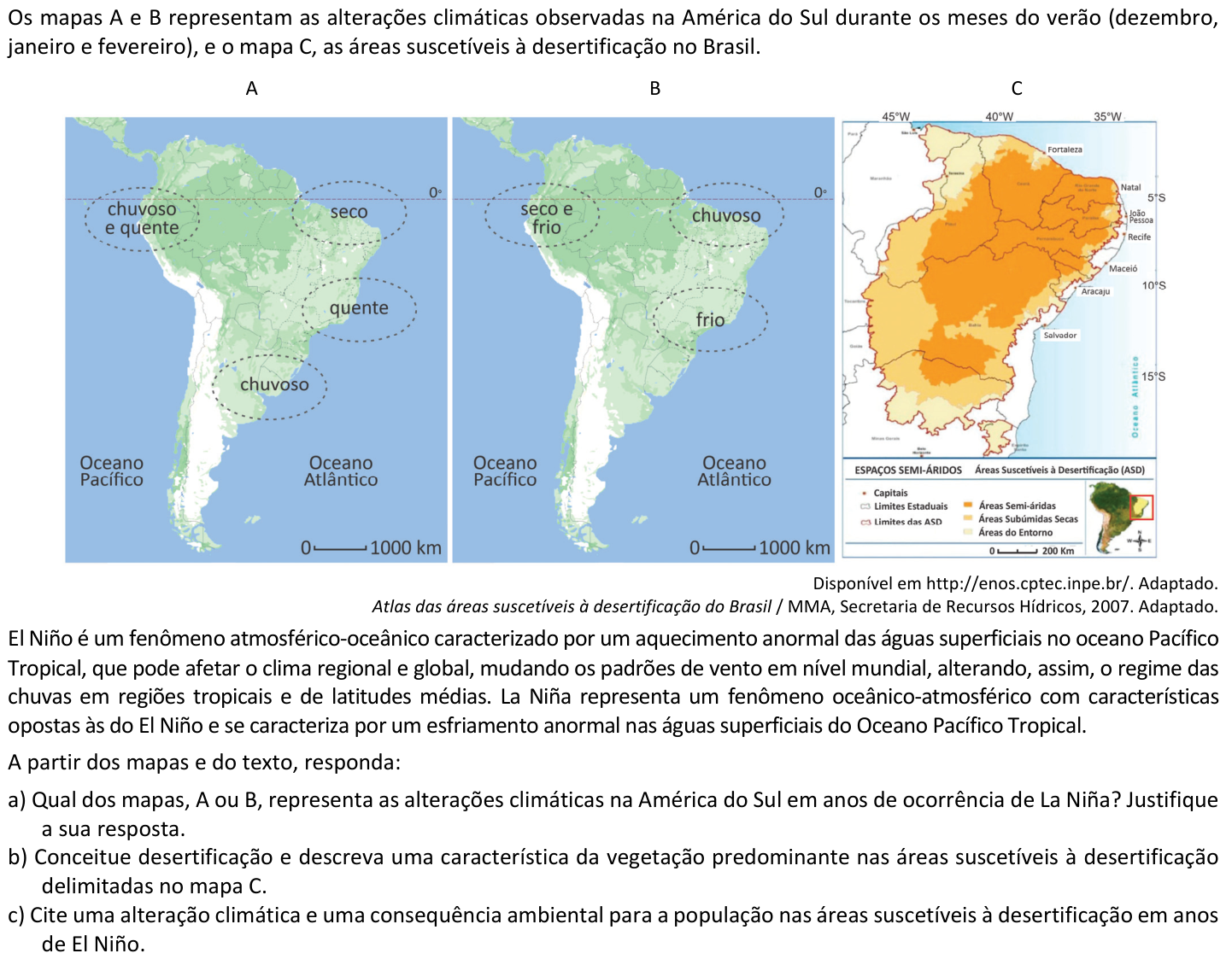 Questão G05 no caderno  da 2ª fase da FUVEST 2022