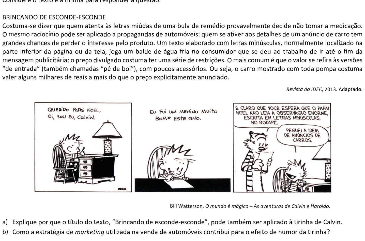 Questão 1 no caderno  da 2ª fase da FUVEST 2021