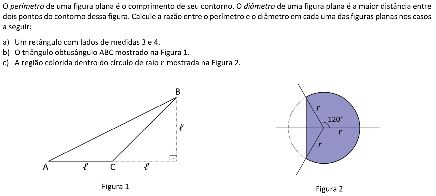 Questão M05 no caderno  da 2ª fase da FUVEST 2021