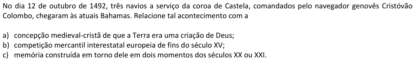 Questão H05 no caderno  da 2ª fase da FUVEST 2021