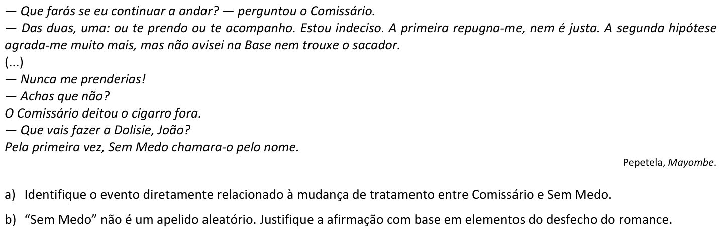 Questão 7 no caderno  da 2ª fase da FUVEST 2020