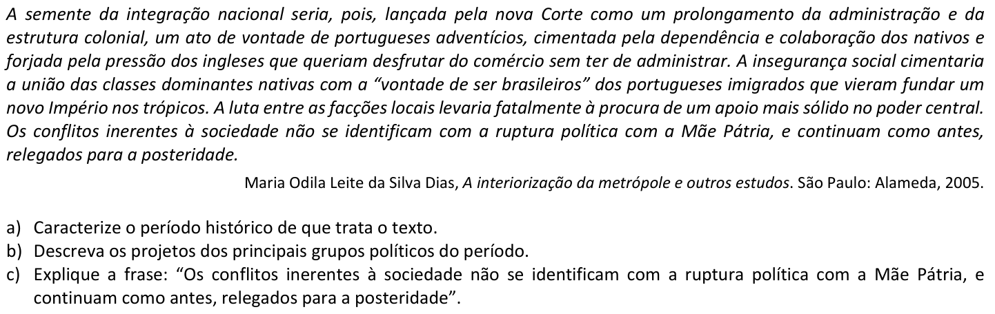Questão H04 no caderno  da 2ª fase da FUVEST 2020