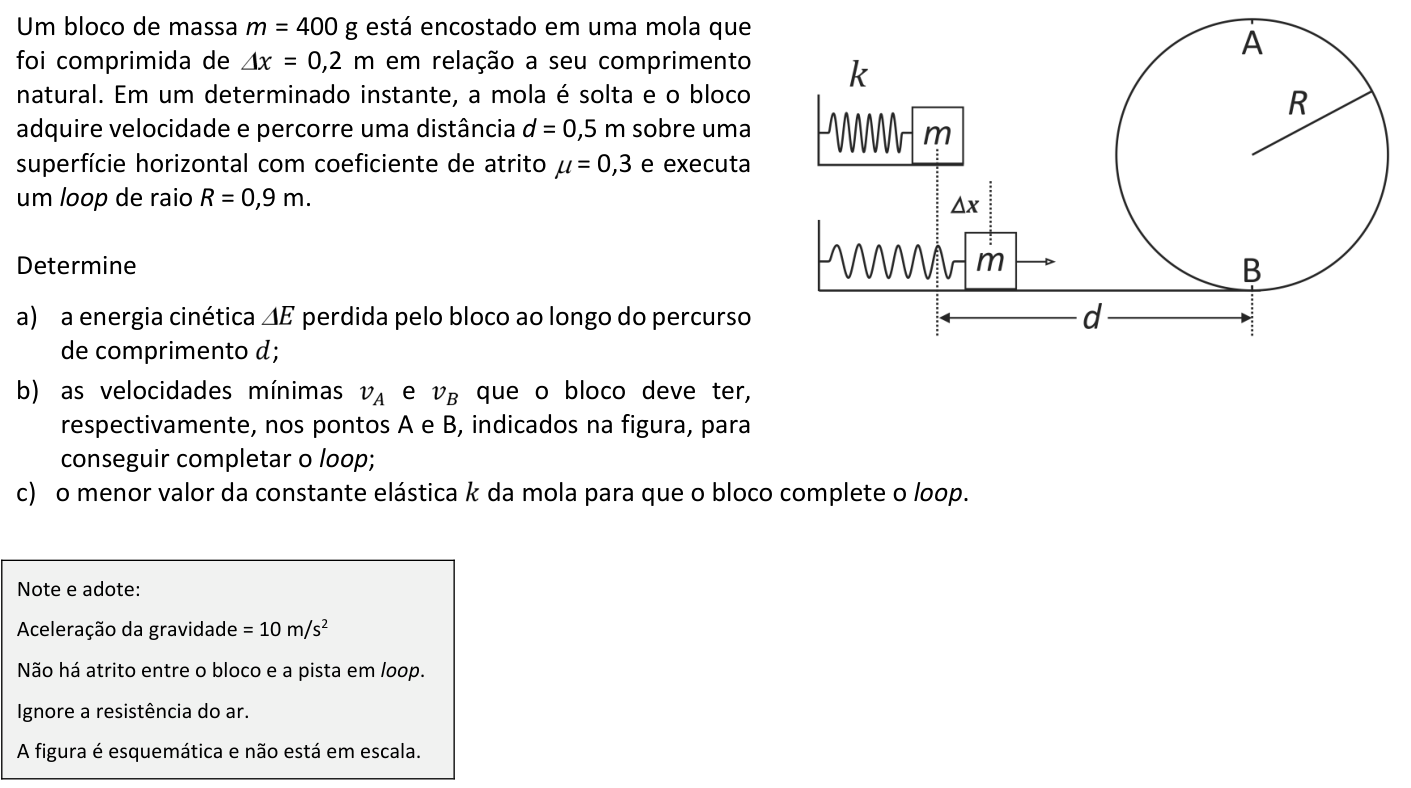 Questão F04 no caderno  da 2ª fase da FUVEST 2019