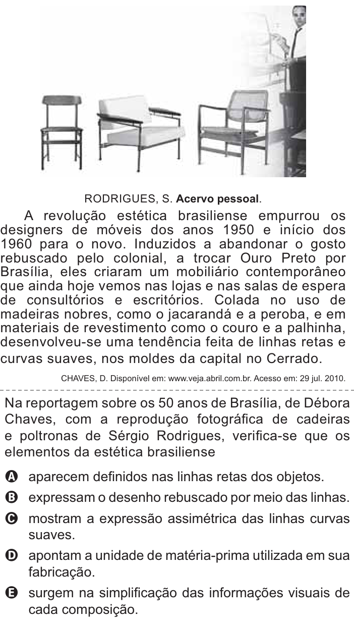 Questão 27 no caderno Azul do ENEM 2021