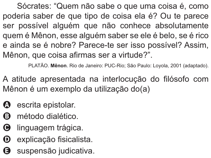 Questão 82 no caderno Azul do ENEM 2021
