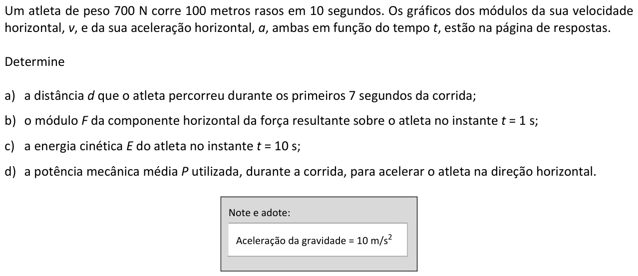 Questão 15 no caderno  da 2ª fase da FUVEST 2017