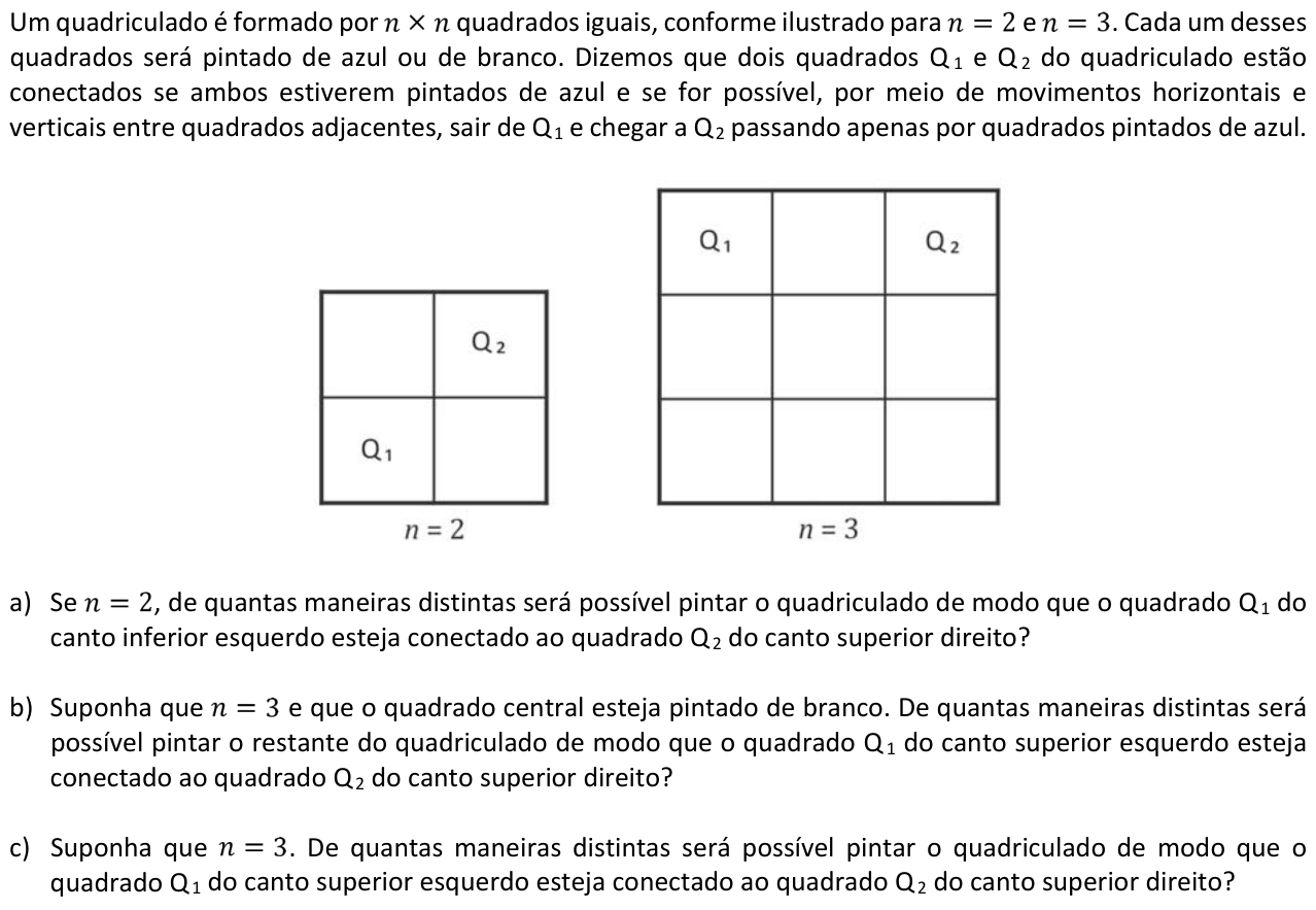 Questão M03 no caderno  da 2ª fase da FUVEST 2017