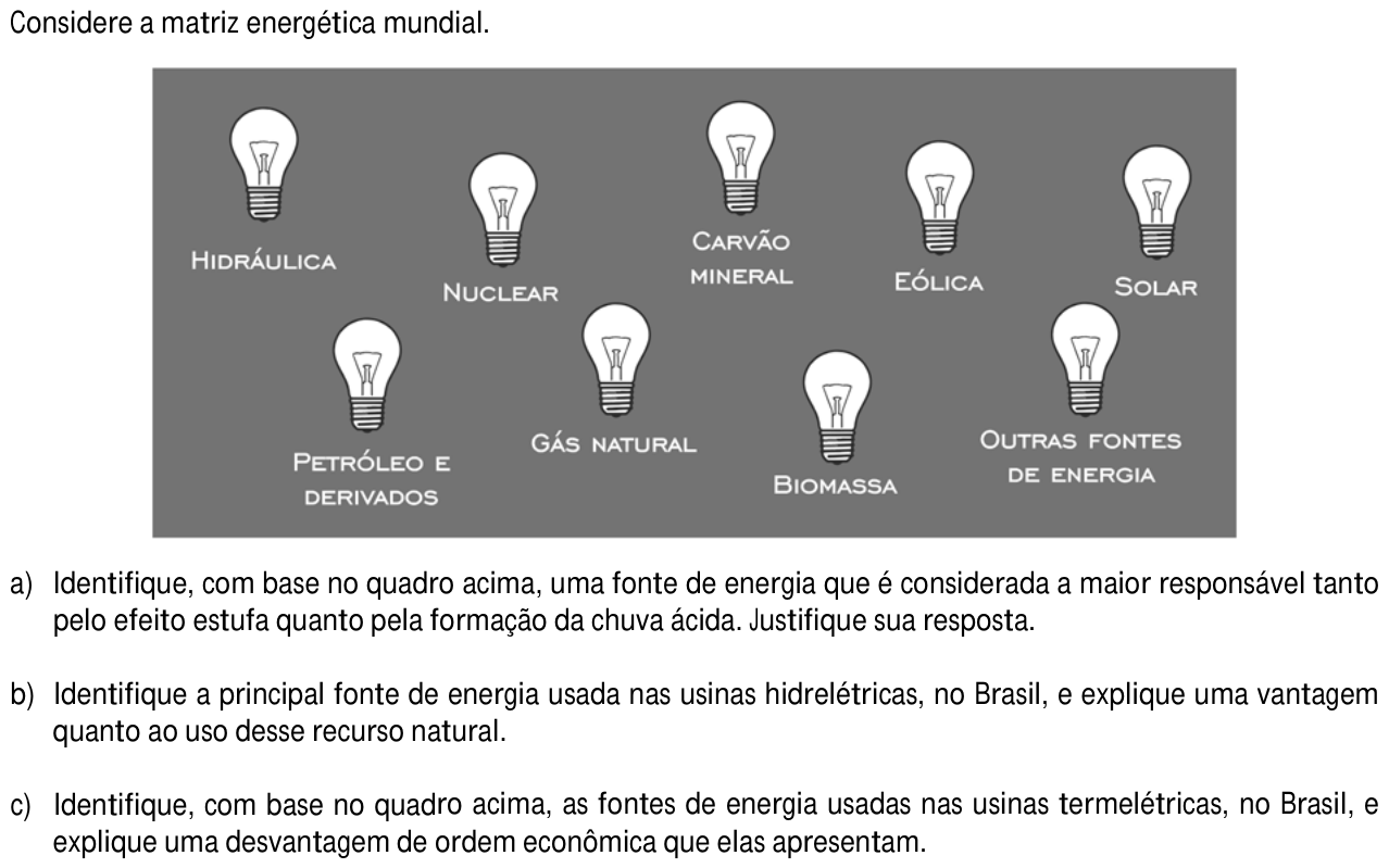Questão 3 no caderno  da 2ª fase da FUVEST 2016