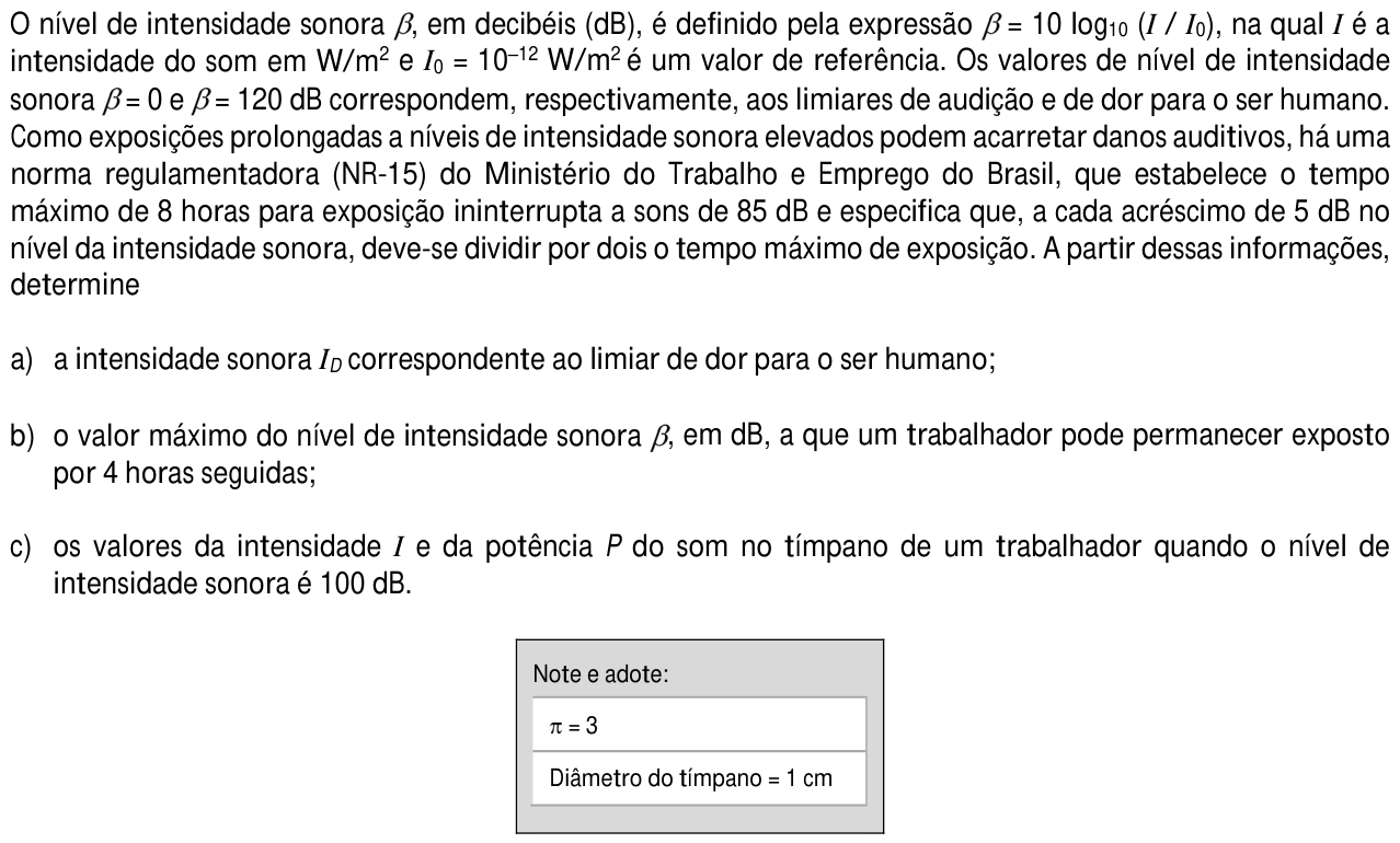 Questão 11 no caderno  da 2ª fase da FUVEST 2016