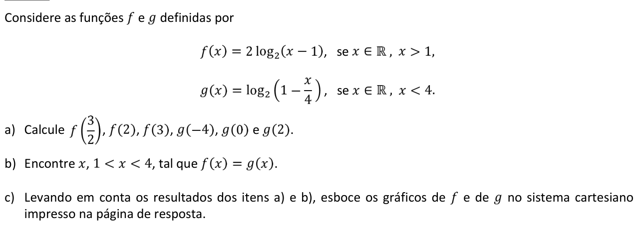Questão M02 no caderno  da 2ª fase da FUVEST 2016