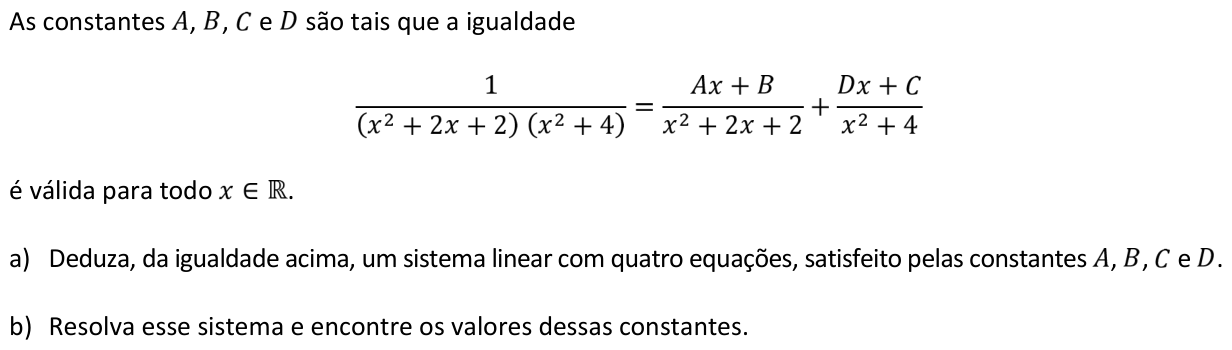 Questão M06 no caderno  da 2ª fase da FUVEST 2016
