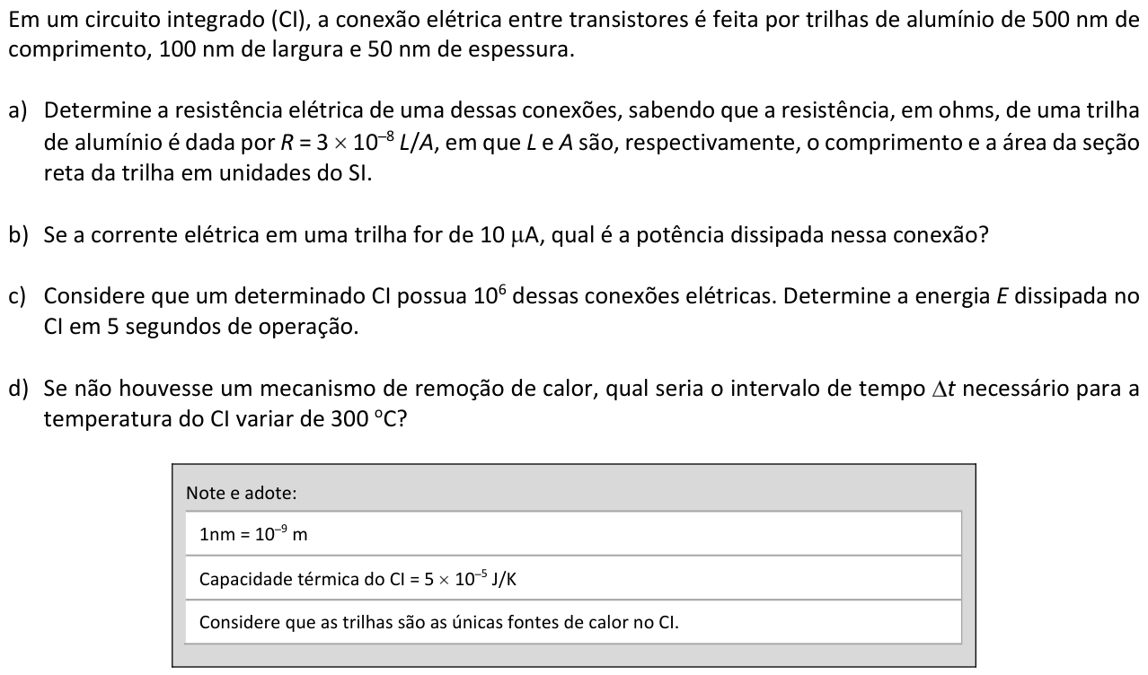 Questão F06 no caderno  da 2ª fase da FUVEST 2016