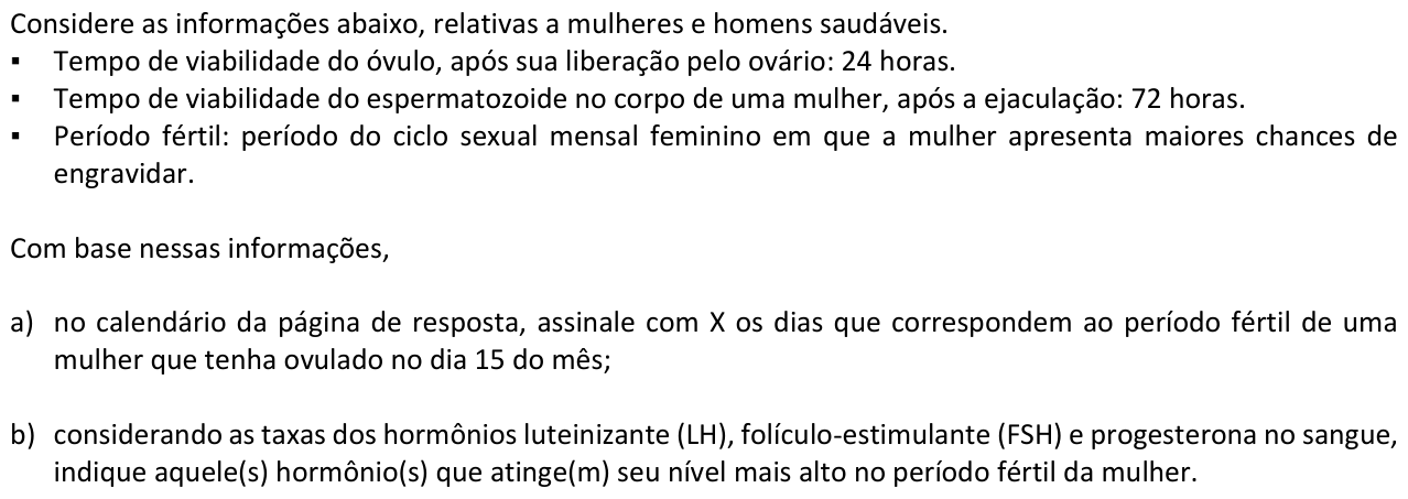Questão B03 no caderno  da 2ª fase da FUVEST 2016