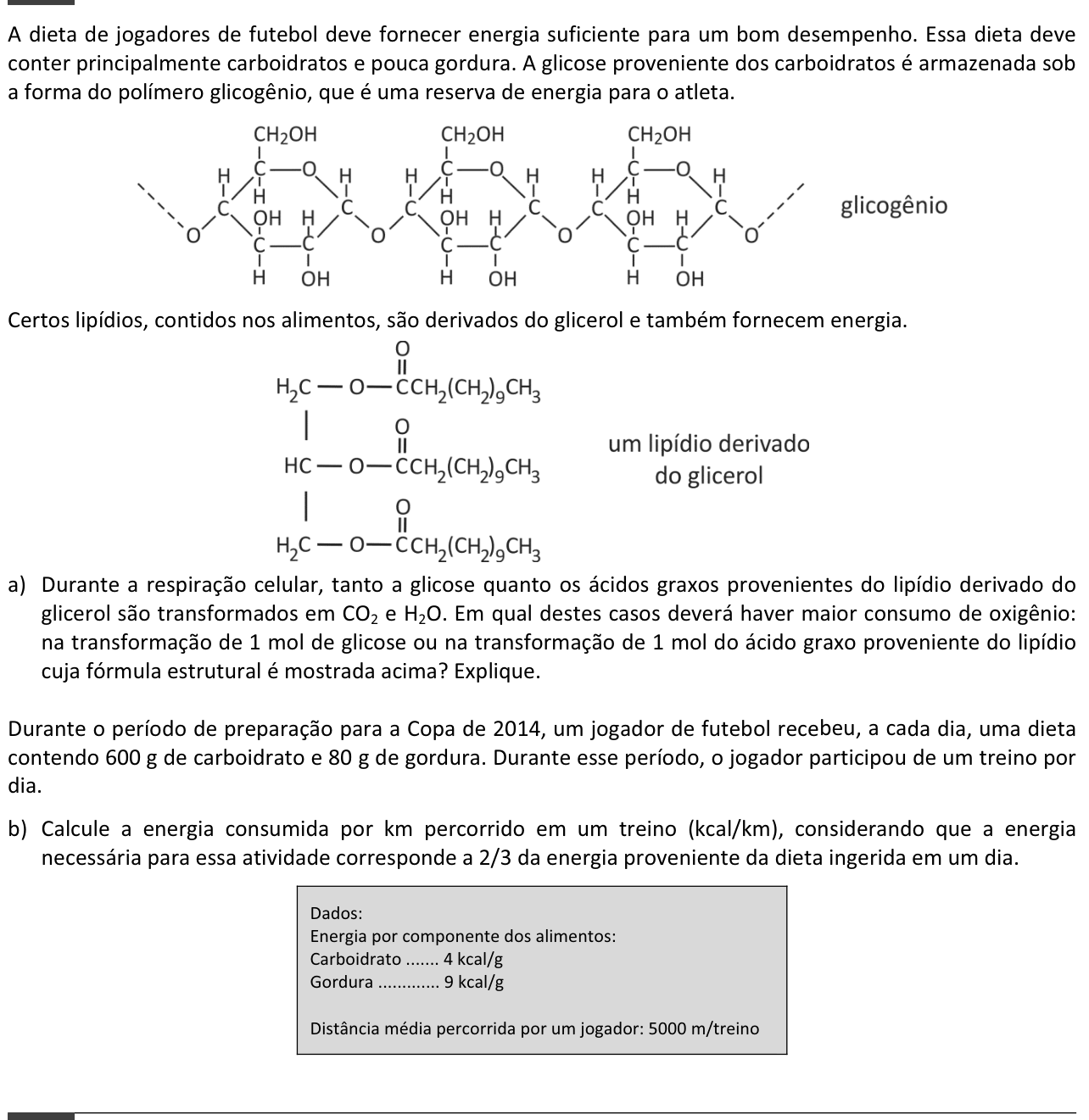 Questão 7 no caderno  da 2ª fase da FUVEST 2015