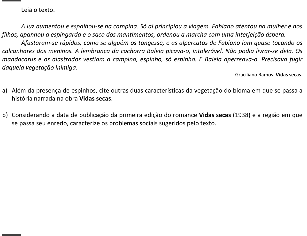 Questão 13 no caderno  da 2ª fase da FUVEST 2015