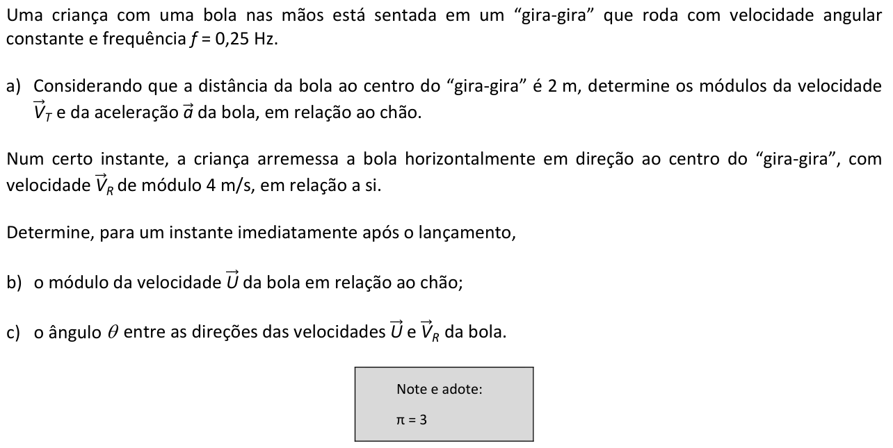 Questão F01 no caderno  da 2ª fase da FUVEST 2015