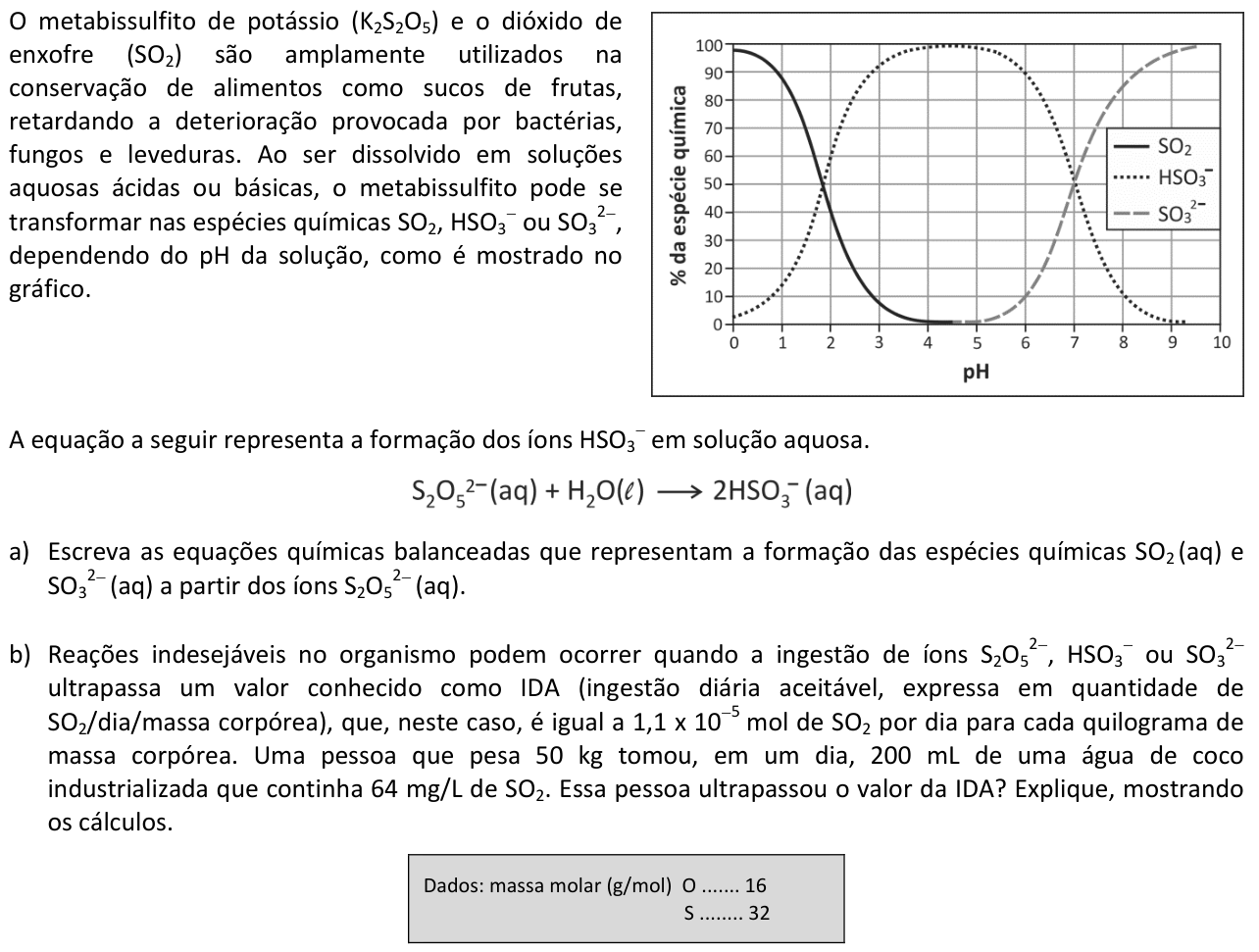 Questão Q01 no caderno  da 2ª fase da FUVEST 2015