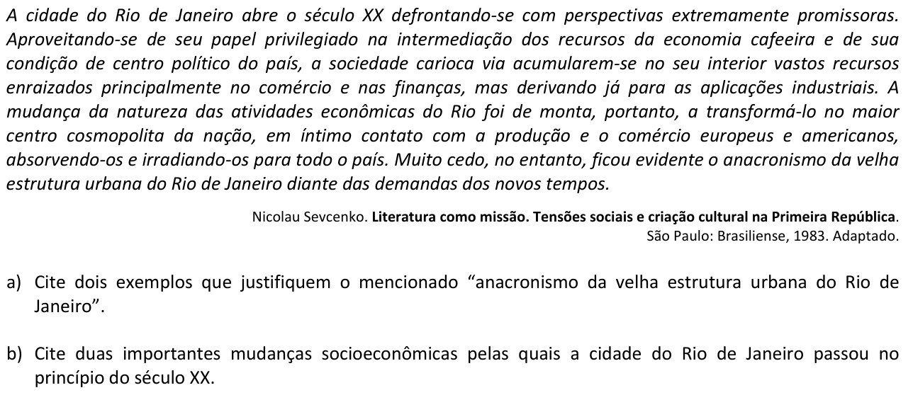 Questão H05 no caderno  da 2ª fase da FUVEST 2015