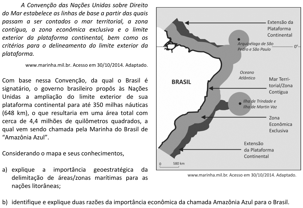 Questão G02 no caderno  da 2ª fase da FUVEST 2015
