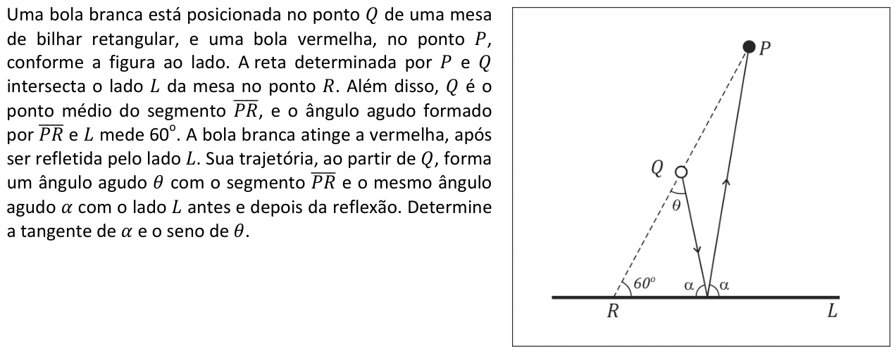 Questão M04 no caderno  da 2ª fase da FUVEST 2014