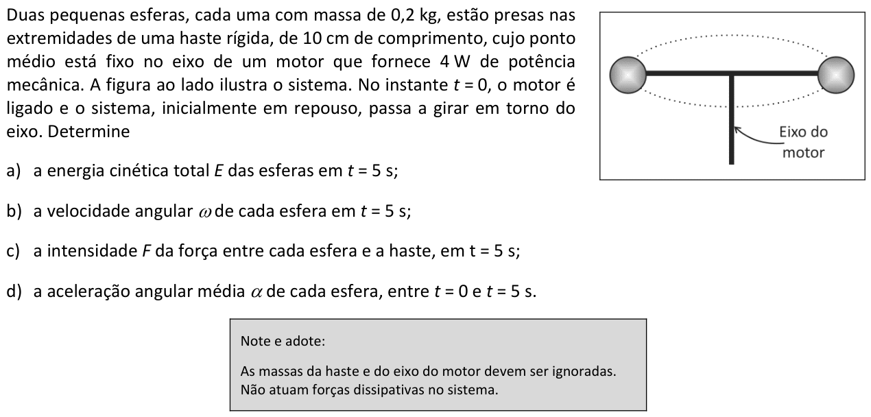 Questão F05 no caderno  da 2ª fase da FUVEST 2014