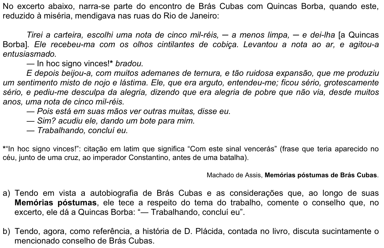 Questão 8 no caderno  da 2ª fase da FUVEST 2013