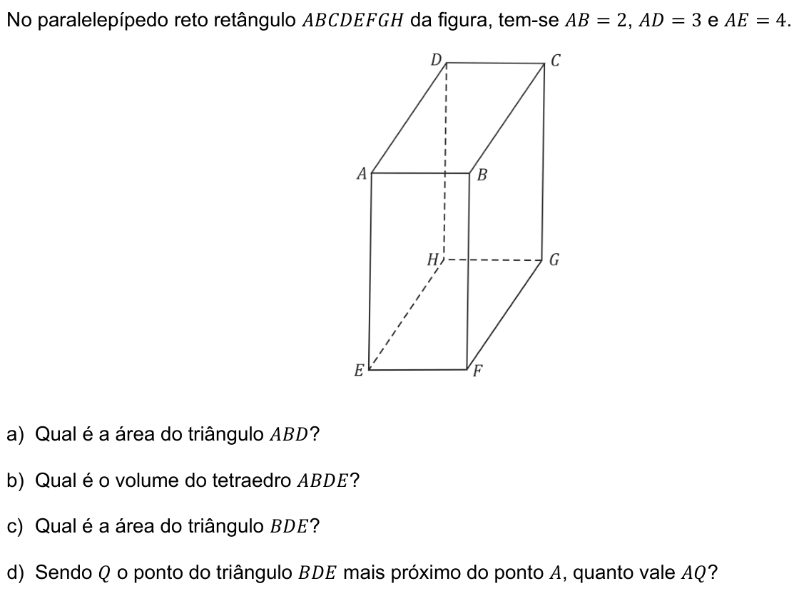 Questão M05 no caderno  da 2ª fase da FUVEST 2013