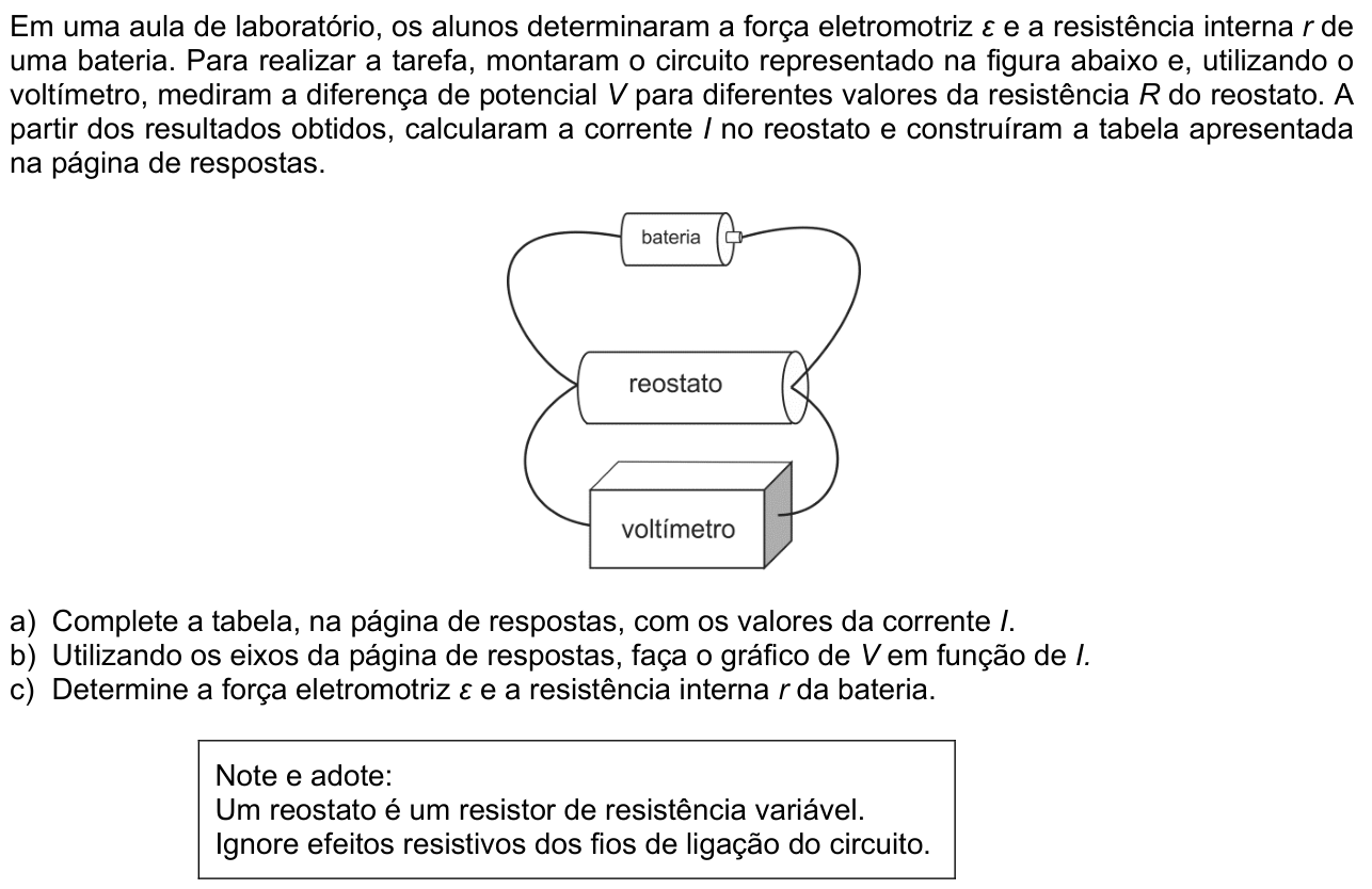 Questão F04 no caderno  da 2ª fase da FUVEST 2013