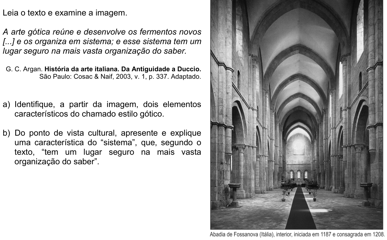 Questão H01 no caderno  da 2ª fase da FUVEST 2013