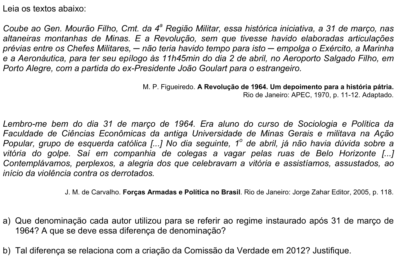 Questão H04 no caderno  da 2ª fase da FUVEST 2013