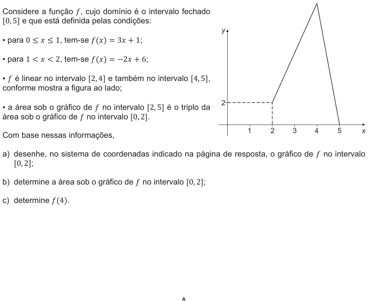 Questão 16 no caderno  da 2ª fase da FUVEST 2012