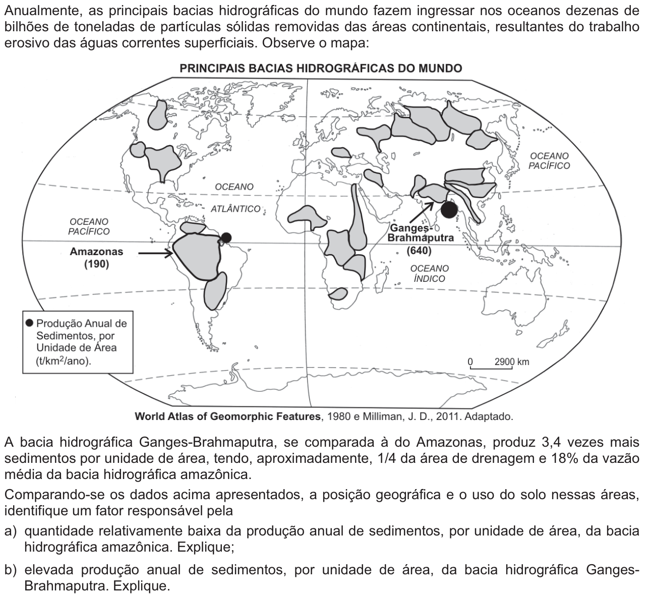 Questão G06 no caderno  da 2ª fase da FUVEST 2012