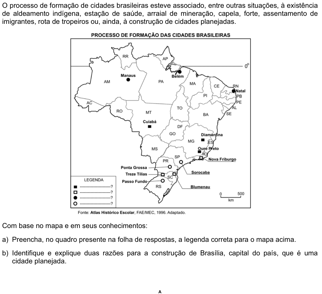 Questão 12 no caderno  da 2ª fase da FUVEST 2011