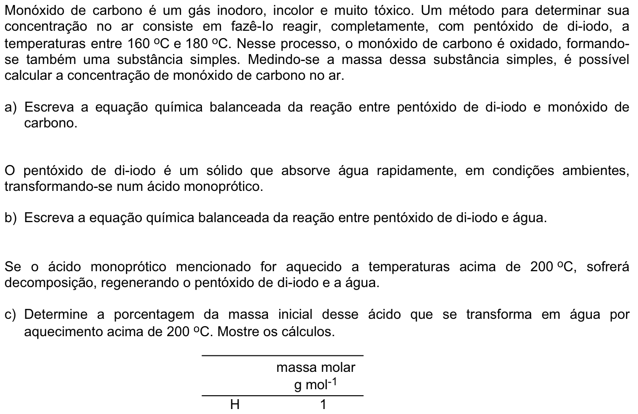Questão Q02 no caderno  da 2ª fase da FUVEST 2011