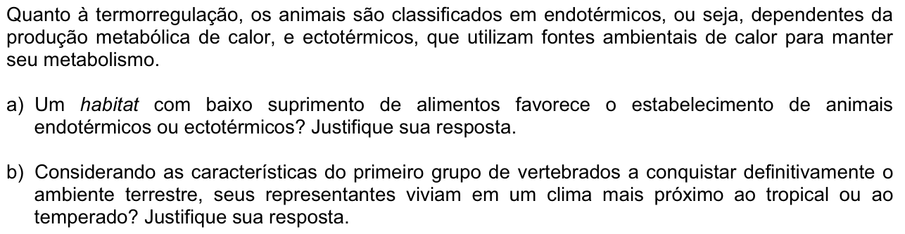 Questão B06 no caderno  da 2ª fase da FUVEST 2011