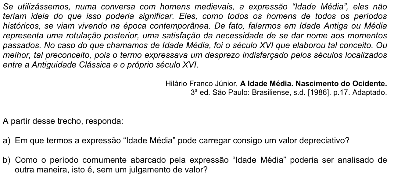 Questão H01 no caderno  da 2ª fase da FUVEST 2011